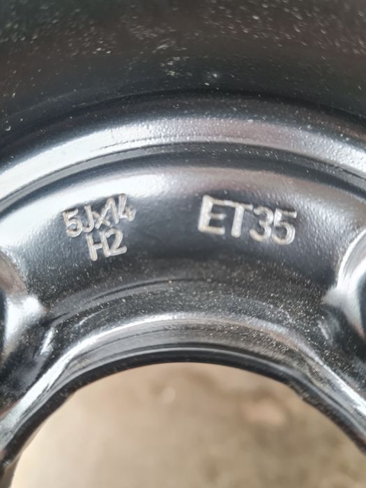Оригинални железни джанти за VW SEAT SKODA R14 4x100 ET35 5J