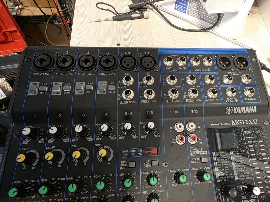 Mixer Audio Yamaha MG12XU - Stare Excelentă / Efecte SPX / USB