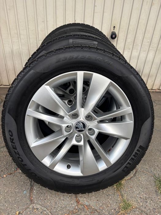 Jante aliaj 5x112mm, anvelope 235/55 R18, Skoda Kodiaq, Seat Tarraco, VW Tiguan, Audi Q3