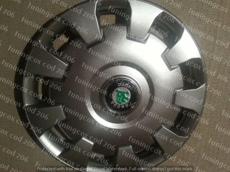 capace roti skoda r14  la set de 4 buc ,capace janata aliaj