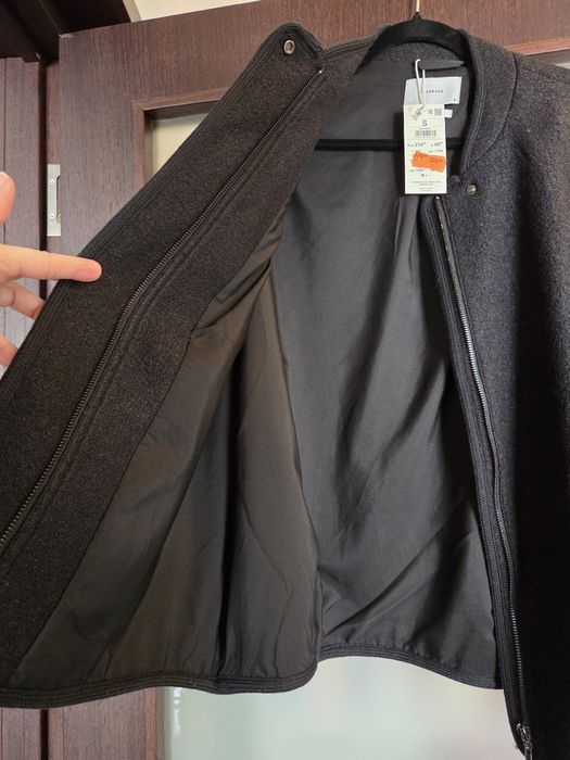 Jachetă Reserved Premium cu lana, mar M-L, noua cu eticheta
