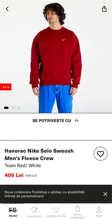 Hanorac nike solo swoosh club