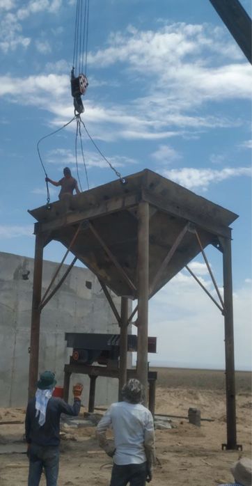 Готовый Бункер для Дробилки (4м*4м*3м)