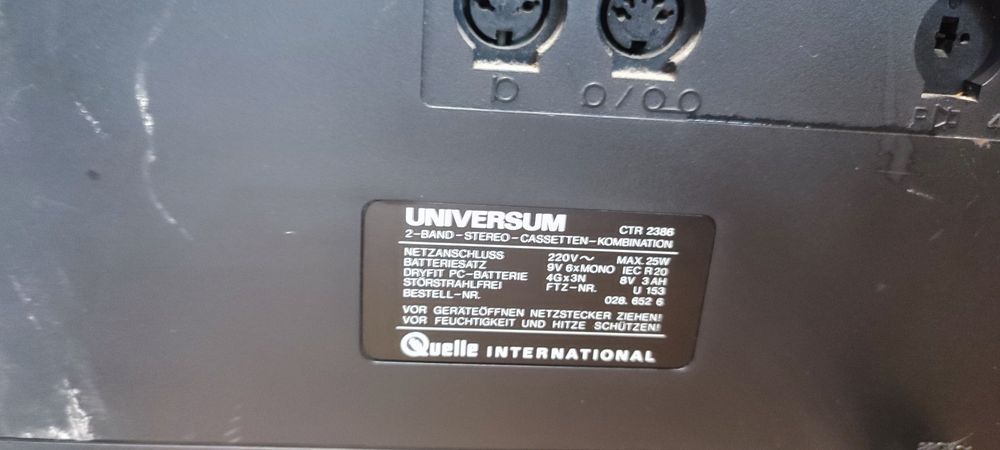 Radio,casetofon Universum