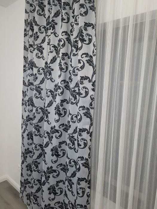 Set draperii negru cu gri