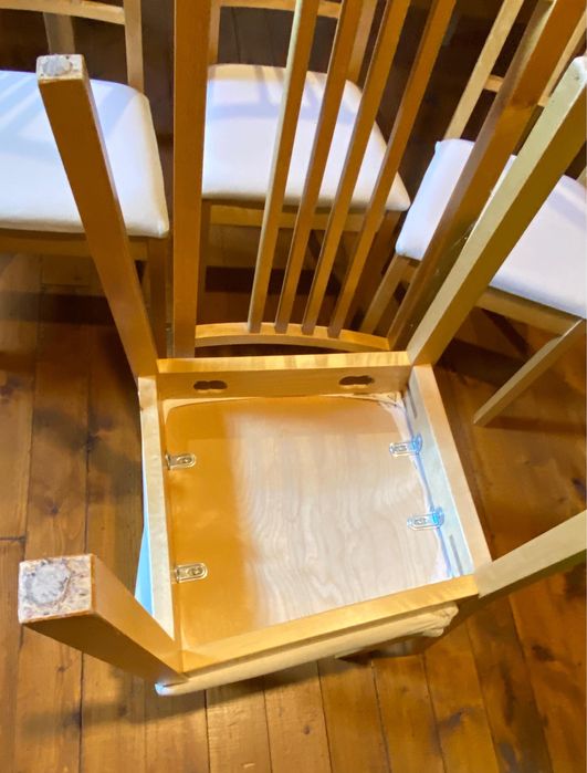 6 scaune IKEA solide