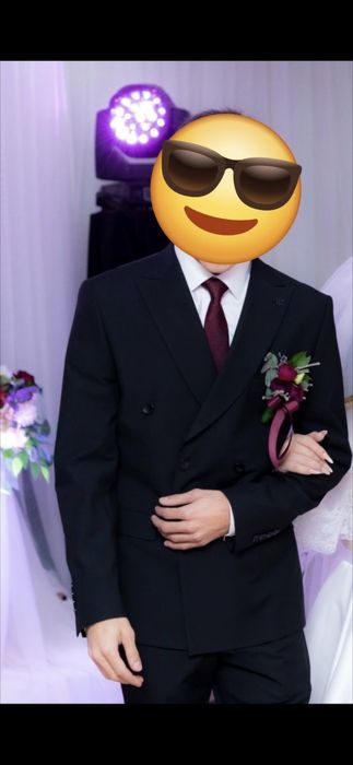 Костюм Двойка Чёрный