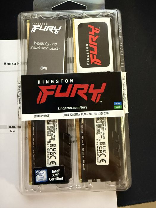32gb ddr4 Kingston Fury 3200mhz