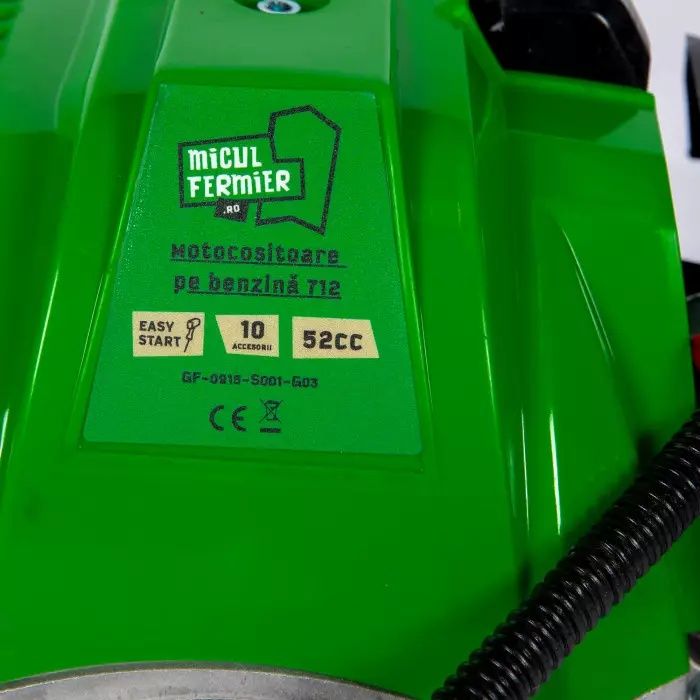 Motocoasa Micul Fermier MF-712 (GF 0915) , benzina,, 4,6 CP + 8 Accesorii Suplimentare