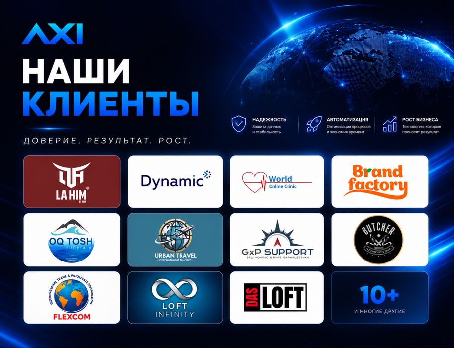 Разработка сайтов - Сайты, CRM, ERP, Telegram-боты и ИИ агенты