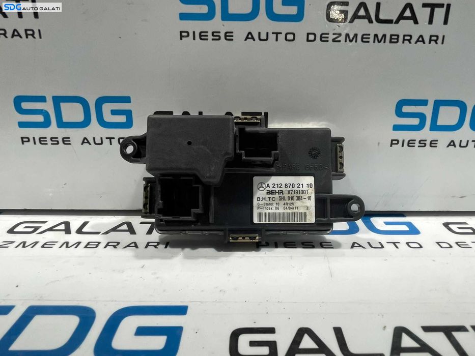 Releu Rezistenta Motoras Aeroterma Mercedes Clasa E Class W212 2009 - 2016 Cod A2128702110 [L3992]