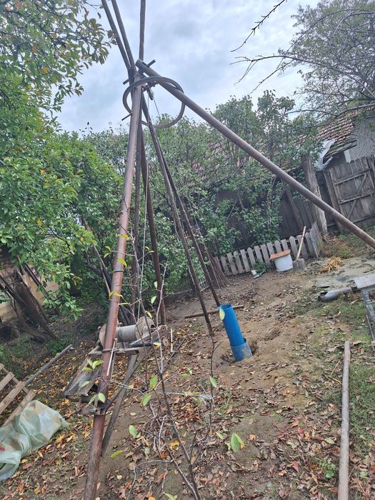 Foraje puțuri apa prelungirii denisipări și piloni