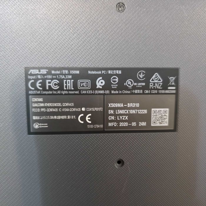 Laptop Asus x509m