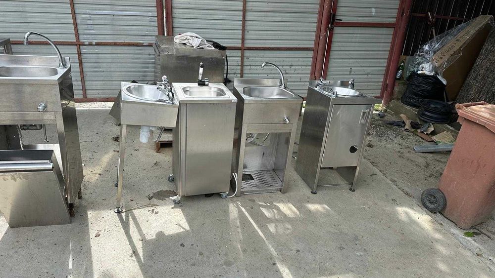 Salamandra gaz italia spalatoare actionare genunchi pedala inox