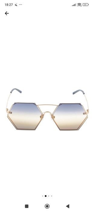 Ana Hickmann Уникални шестоъгълни очила Оригинални