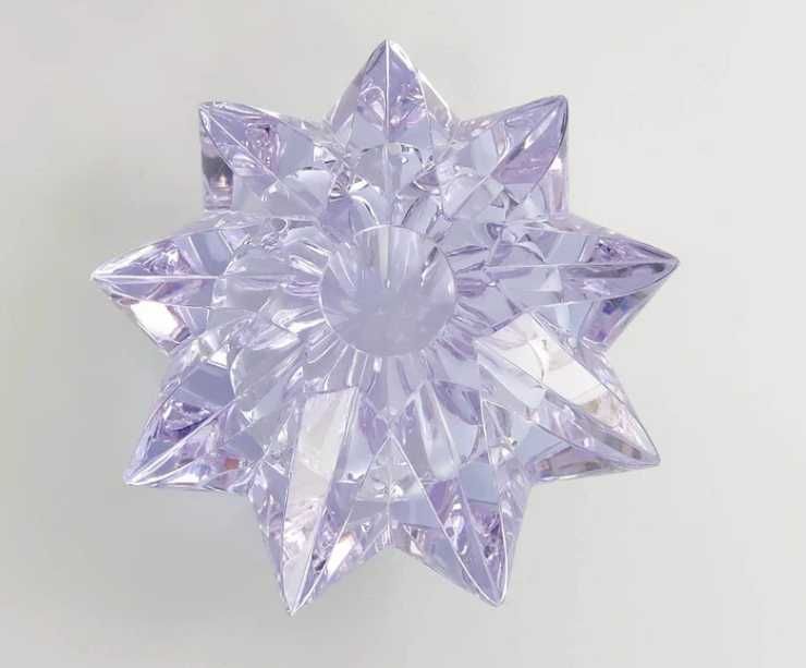 Кристална фигура звезда Aimo Okkolin Riihimäen Lasi  Финландски дизайн