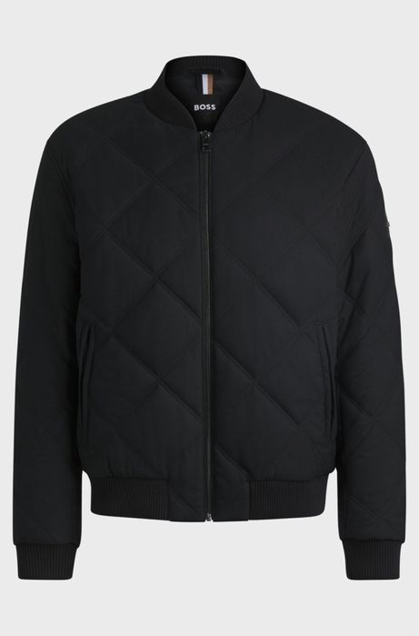 Мъжко яке в черно и бежаво