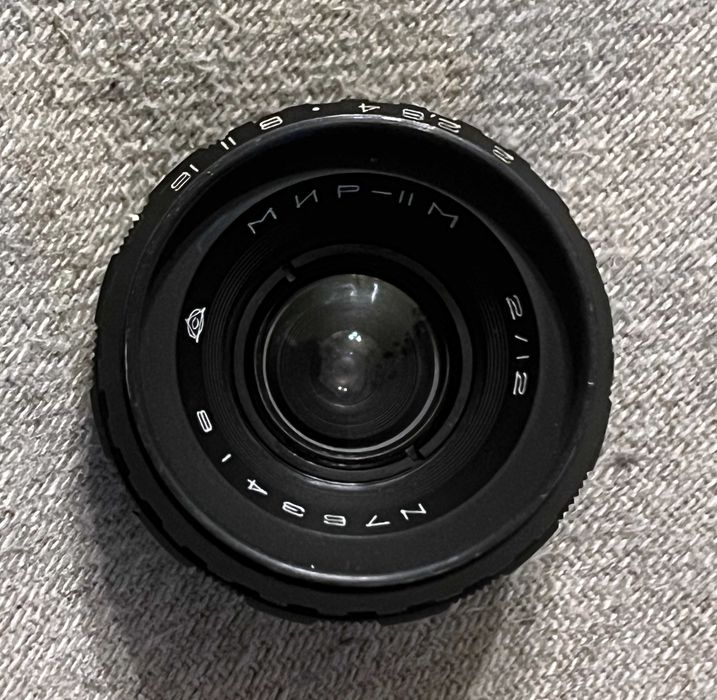 Obiectiv MIR 11M 12mm f2 cine Kiev 16mm wide angle rar