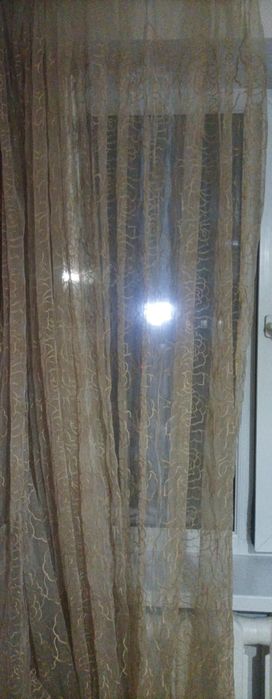 Продам тюли для окон 2шт и шторф с кружевн тюлями для!кухни