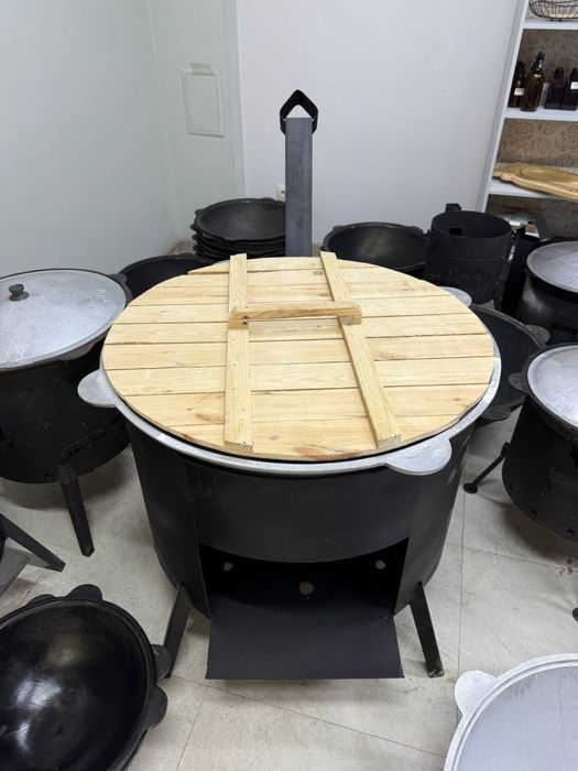 Казан Ошак Очаг Чугунный Дюраль