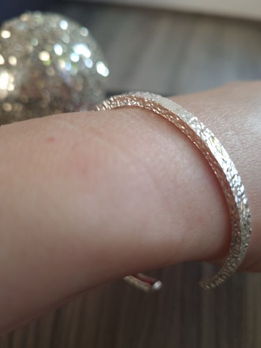 Nou!Bratara argint model fix deosebita