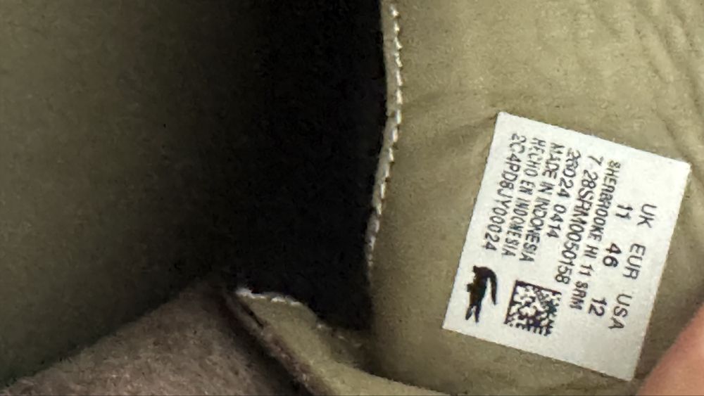 ботинки Lacoste Sherbrooke Hi