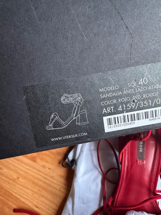 Sandale superbe Uterque 40 piele naturala