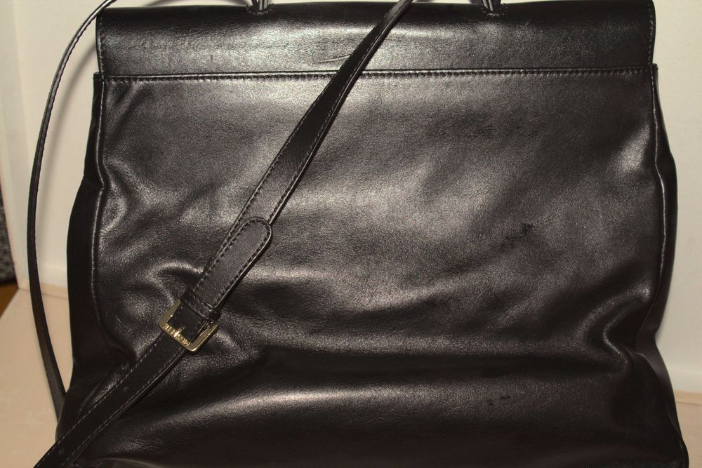 Geanta Musette, mare, piele,