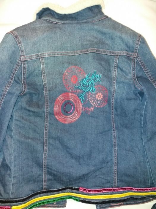 Geaca de blugi imblanita Desigual