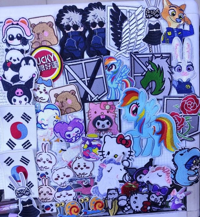 Нашивки, патч и наклейка на одежду, значки , шеврон