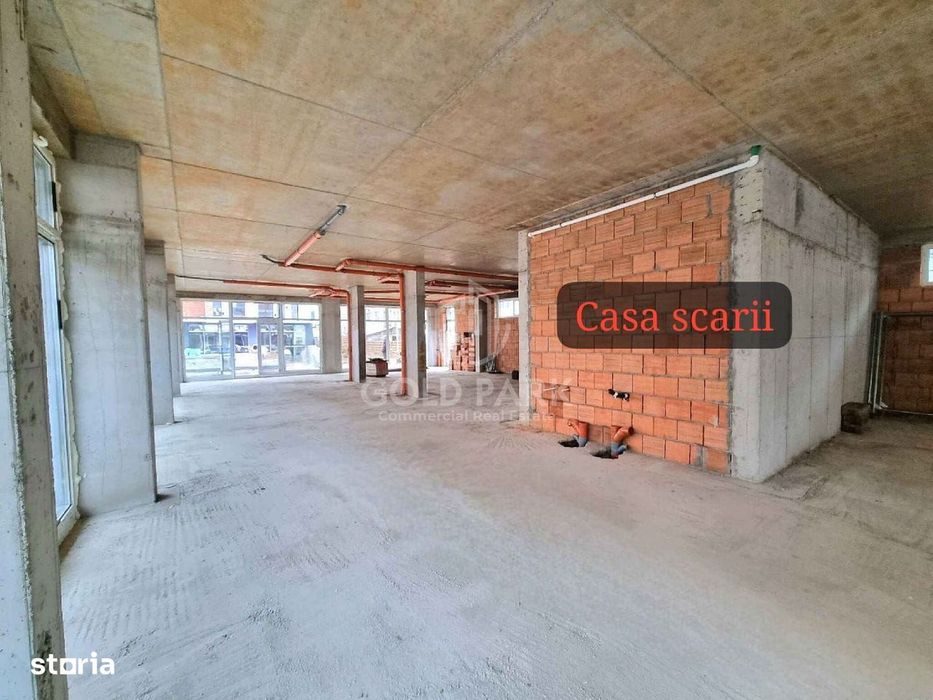 Spatiu Comercial - Zona Floresti - 163 mp - Bloc Nou