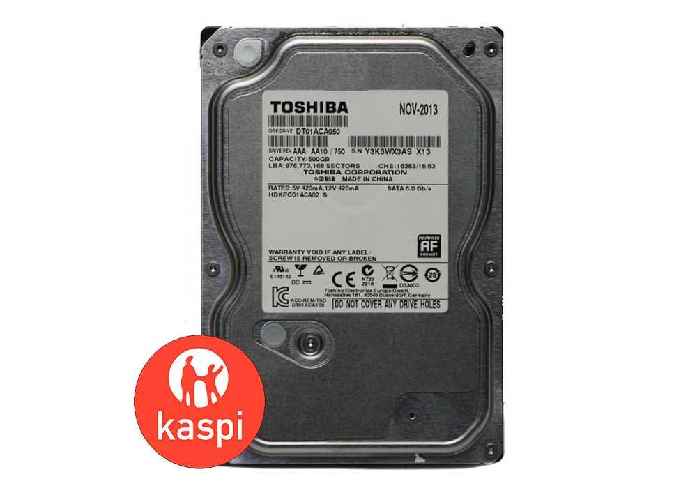 Жесткий диск HDD 500 Gb SATA 3.5 Toshiba