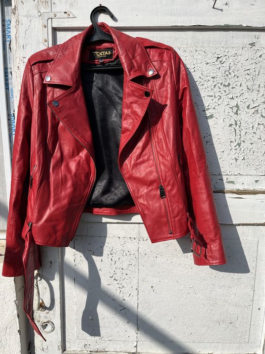 Кожанка красный ориг