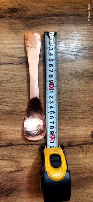 Медная ложка столовый прибор