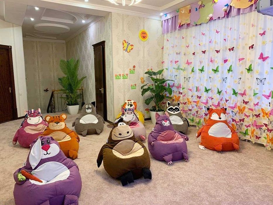 Детское бескаркасное кресло игрушка . Бин-бэг, бен-бег, кресло мешок.