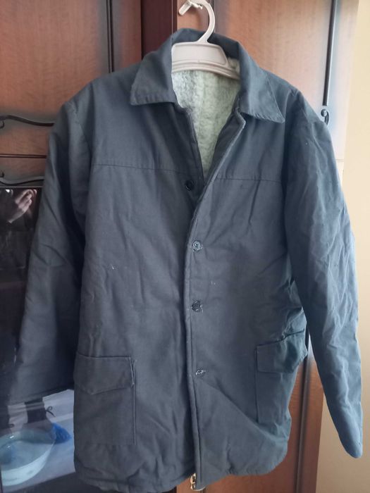 Мъжка шуба с много топла вата