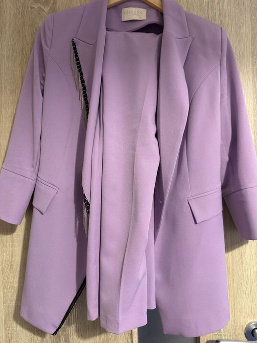 Compleu elegant lila marimea 42