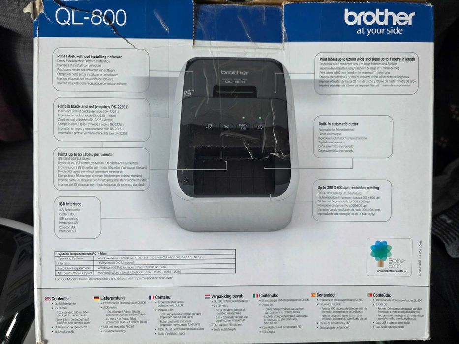 Imprimanta etichete Brother QL800 Noua