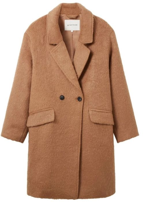 Geaca puf bej, Tom Tailor XL, matlasata, gluga, buzunare, Palton Tom T