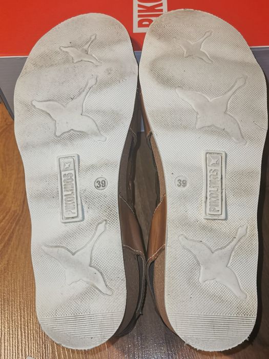Sandale dama Pikolinos, piele naturala, incaltate de doua ori, mar. 39