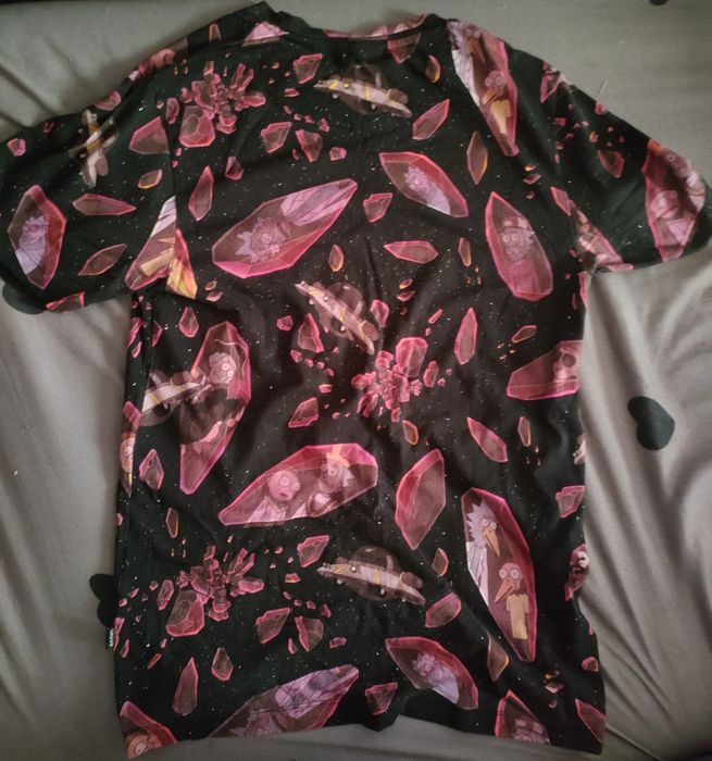 Tricou negru Rick și Morty