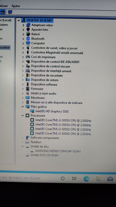 Laptop HP 15,6 inch / i3 gen 5 / ssd 128 GB / 8 GB RAM