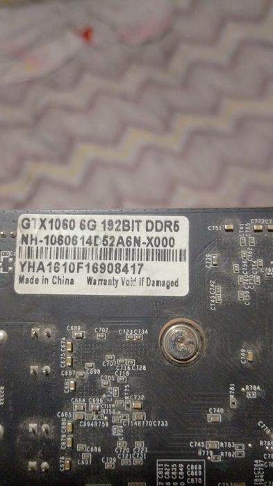 Видеокарта 1060ti 6gb.