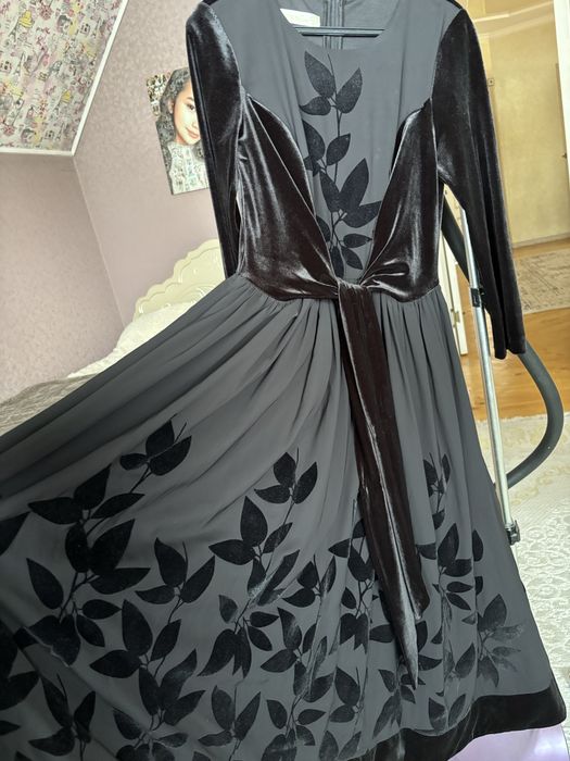 Платье бархат вечернее