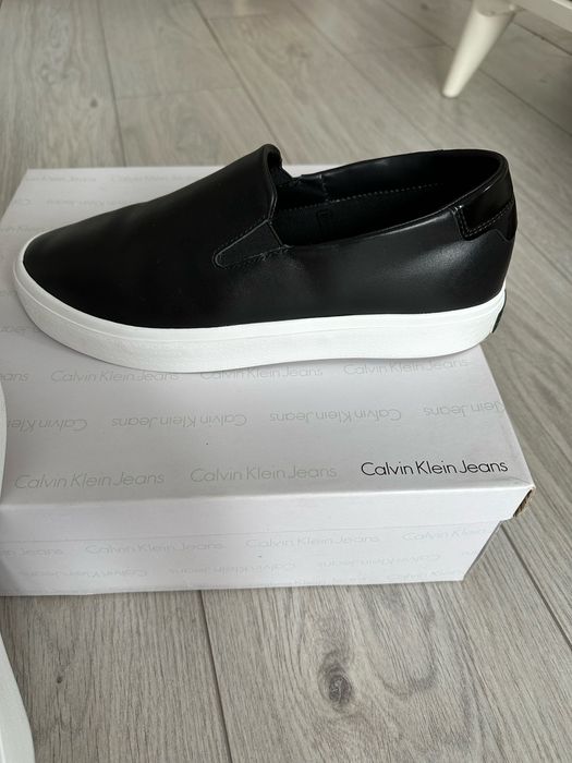 Кожени кецове Calvin Klein