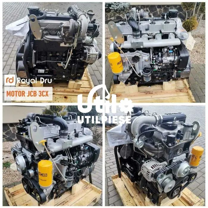Motor JCB 2CX 3CX 4CX 214 215 1CX 5CX Nou Garantie + piese JCB