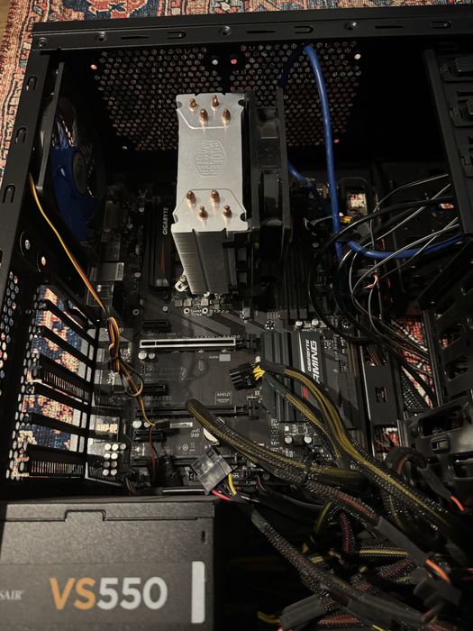 Unitate PC - motherboard, CPU, HDD 1tb, sursa corsair