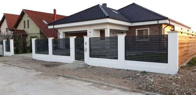 Garduri si porti din panouri stil jaluzele si alte modele disponibile