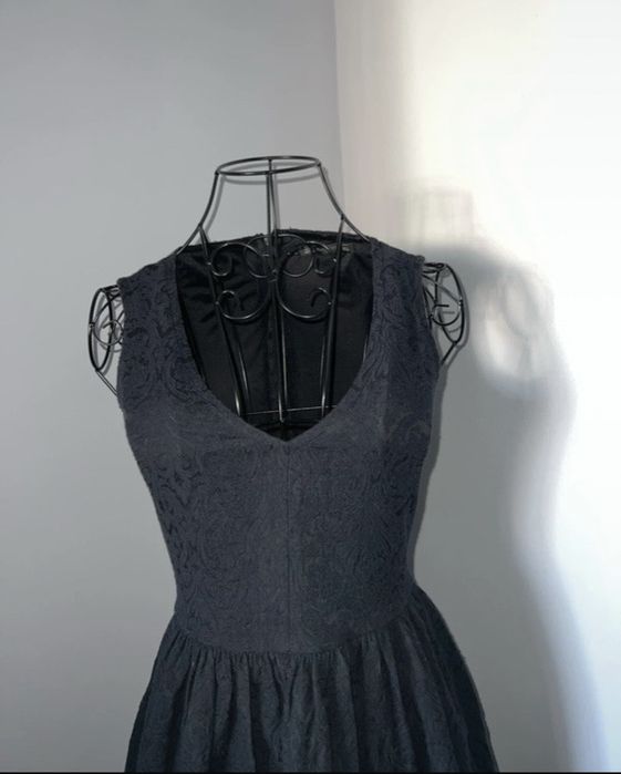 Rochie Zara neagră din bumbac, stare foarte bună