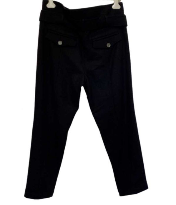 Burberry Brit Superbi Pantaloni Lana 3/4 Negru Creion Original UK